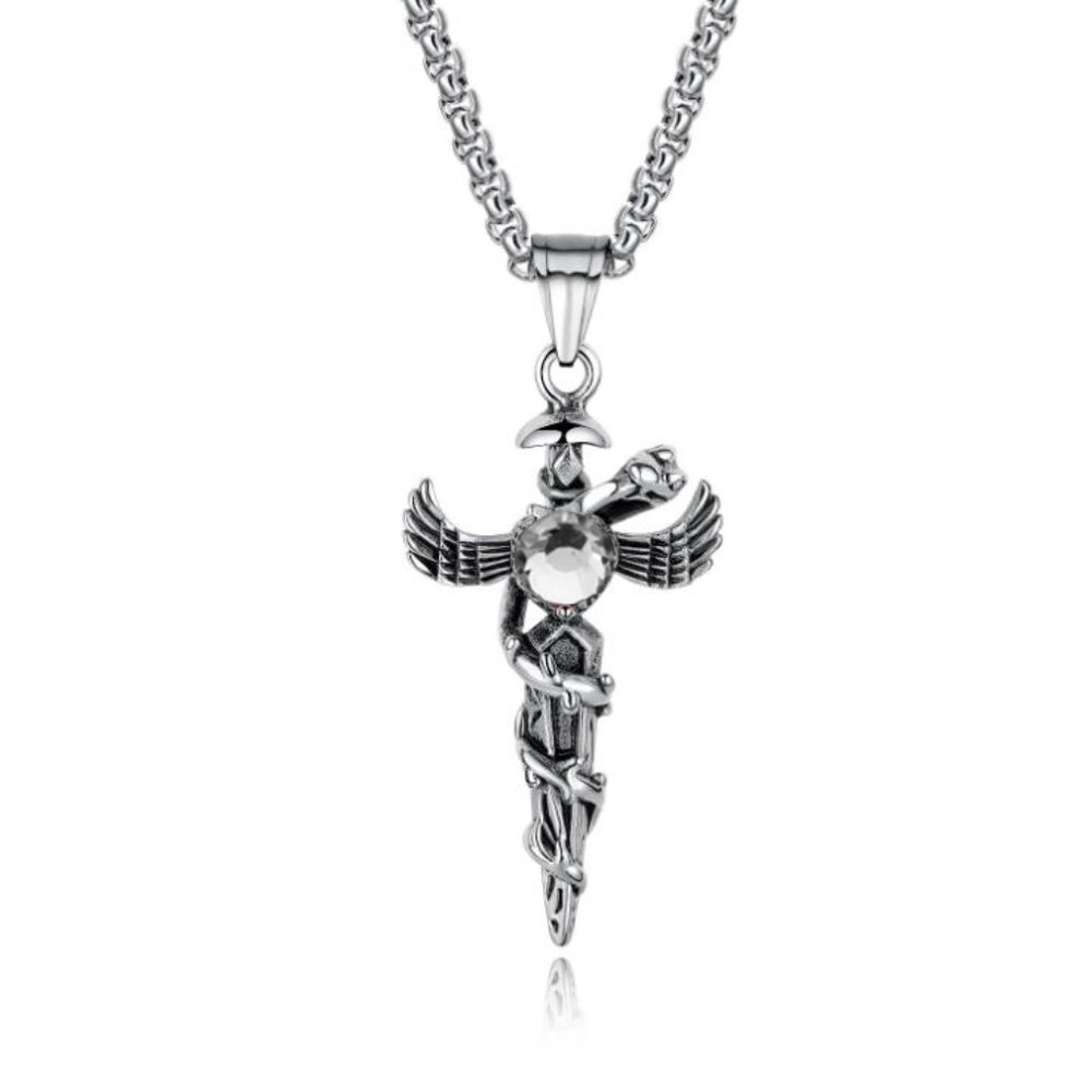 ❤️Stainless steel cross pendants necklace for women/men, N90201P205